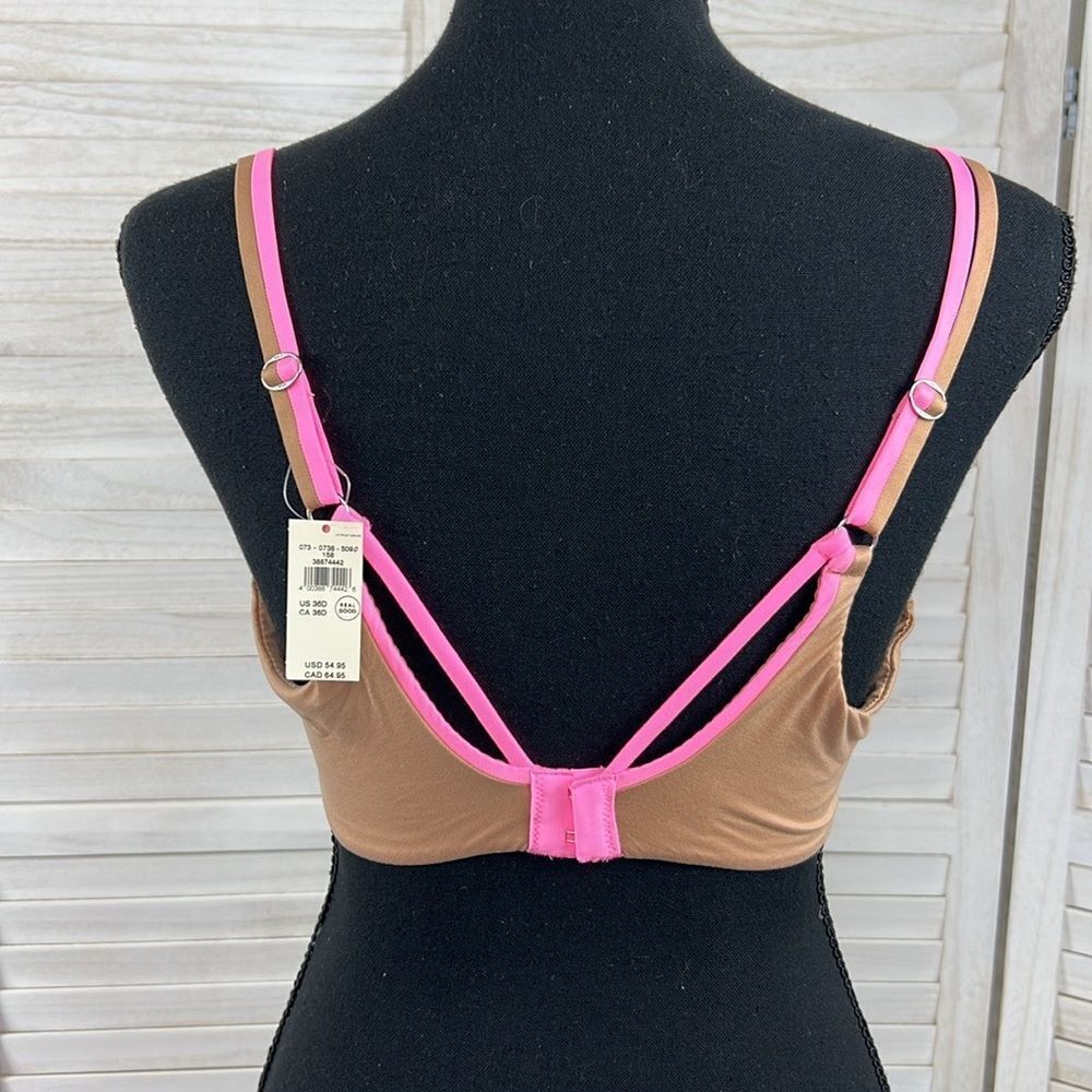 Aerie Sunnie Wireless Nude T-Shirt Bra 36D - Picture 3 of 7